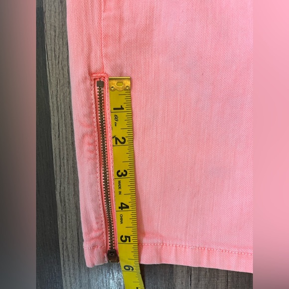 Tommy Hilfiger Jeans Womens Pink Zipper Ankle SZ 12 - Picture 11 of 12